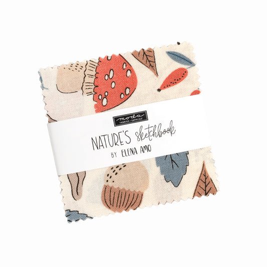 Nature’s Sketchbook 2.5" Mini Charm Pack