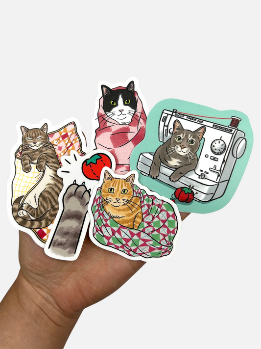 Quilty Kitty Sticker Pack