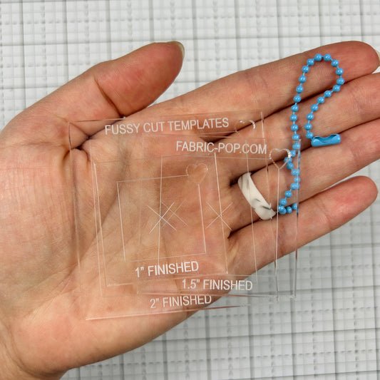 Tiny Fussy Cut Template Set