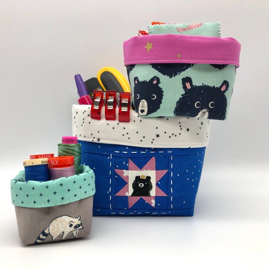 Bitty Bins PDF Sewing Pattern